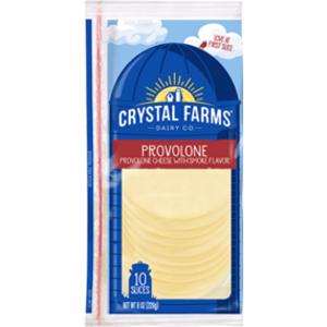 Crystal Farms Provolone Cheese Slices