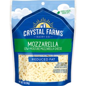 Crystal Farms Reduced Fat Shredded Mozzarella Cheese