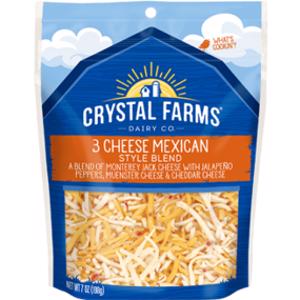 Crystal Farms Shredded 3 Cheese Mexican Blend