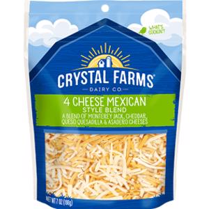 Crystal Farms Shredded 4 Cheese Mexican Blend