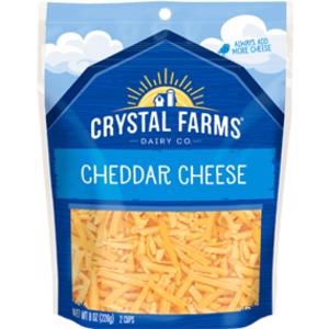 Crystal Farms Shredded Cheddar Cheese