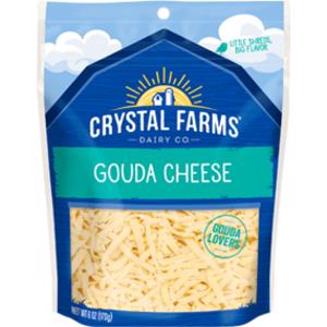 Crystal Farms Shredded Gouda Cheese