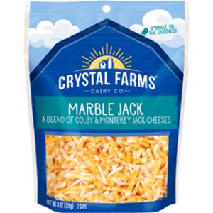 Crystal Farms Shredded Marble Jack Cheese