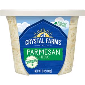 Crystal Farms Shredded Parmesan Cheese
