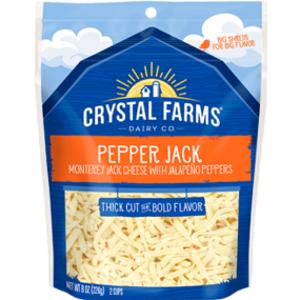 Crystal Farms Shredded Pepper Jack Cheese