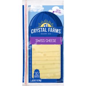 Crystal Farms Swiss Cheese Slices