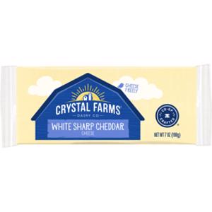 Crystal Farms White Sharp Cheddar Cheese