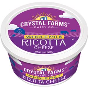 Crystal Farms Whole Milk Ricotta Cheese