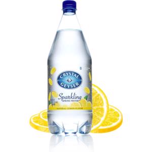 Crystal Geyser Lemon Sparkling Spring Water