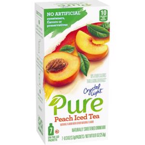 Crystal Light Pure Peach Iced Tea Drink Mix