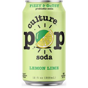 Culture Pop Soda Lemon Lime