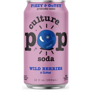 Culture Pop Soda Wild Berries & Lime