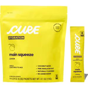 Cure Hydration Main Squeeze Lemon Electrolyte Mix