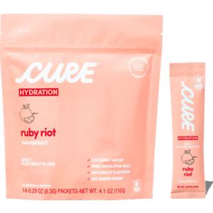 Cure Hydration Ruby Riot Grapefruit Electrolyte Mix