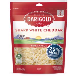 Darigold Shredded Sharp White Cheddar