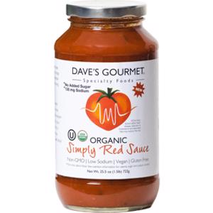 Dave's Gourmet Organic Simply Red Sauce