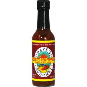 Dave's Gourmet Roasted Red Pepper & Chipotle Hot Sauce