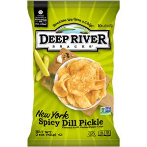 Deep River Snacks New York Spicy Dill Pickle Potato Chips
