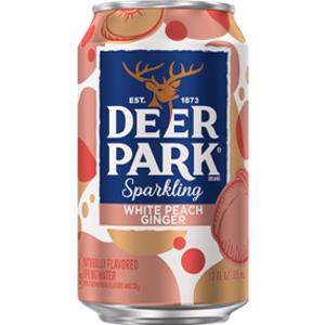 Deer Park White Peach Ginger Sparkling Water