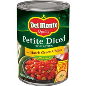 Del Monte Petite Diced Tomatoes w/ Hatch Green Chilies