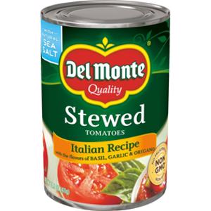 Del Monte Stewed Tomatoes w/ Basil, Garlic & Oregano