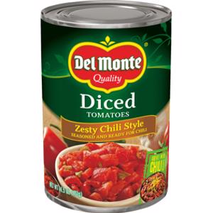 Del Monte Zesty Chili Style Diced Tomatoes