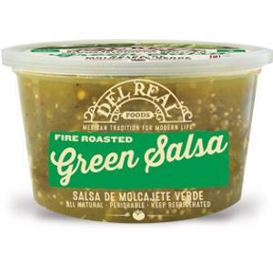 Del Real Foods Fire Roasted Green Salsa