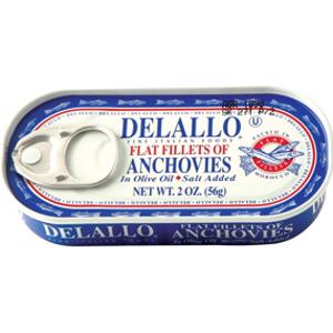DeLallo Flat Fillet of Anchovies