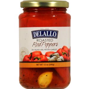 DeLallo Roasted Red Peppers w/ Garlic