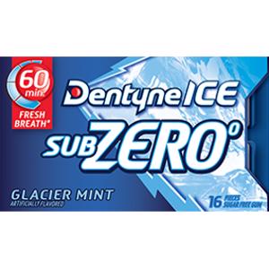 Dentyne Ice Sub Zero Glacier Mint Sugar Free Gum