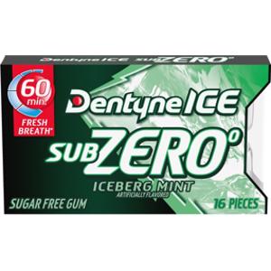 Dentyne Ice Sub Zero Iceberg Mint Sugar Free Gum