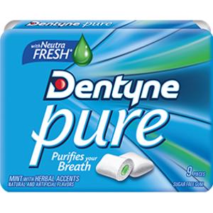Dentyne Pure Mint w/ Herbal Accents Sugar Free Gum