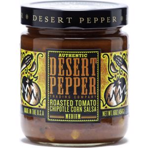 Desert Pepper Roasted Tomato Chipotle Corn Salsa