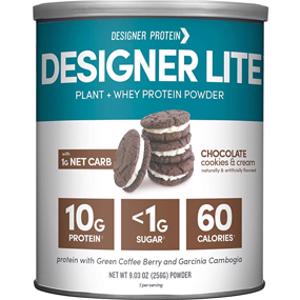 Designer Lite Chocolate Cookies & Cream Protein