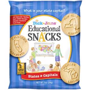 Dick & Jane States & Capitals Educational Snacks