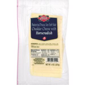 Dietz & Watson Cheddar Cheese Slices w/ Horseradish