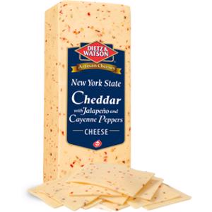 Dietz & Watson Cheddar Cheese w/ Jalapeno & Cayenne Peppers