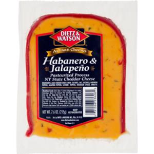 Dietz & Watson Habanero & Jalapeno Cheddar Cheese