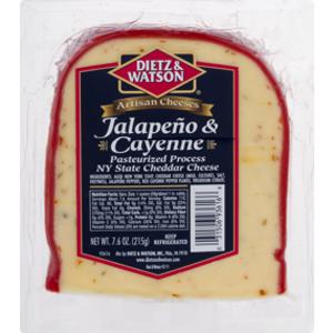 Dietz & Watson Jalapeno & Cayenne Cheddar Cheese