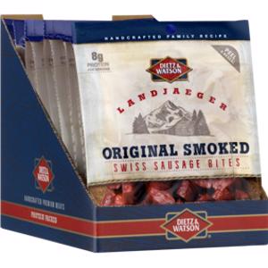 Dietz & Watson Landjaeger Original Smoked Swiss Sausage Bites