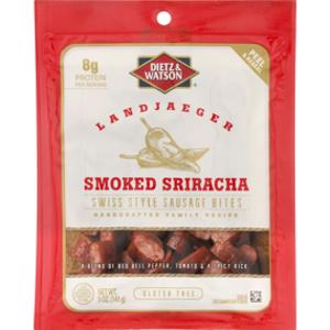 Dietz & Watson Landjaeger Smoked Sriracha Swiss Sausage Bites