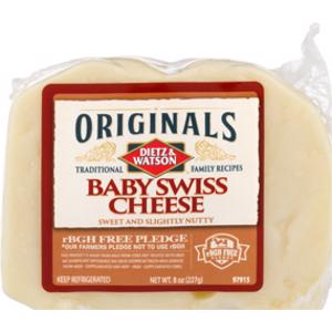 Dietz & Watson Originals Baby Swiss Cheese
