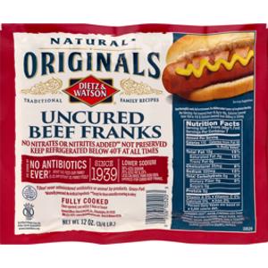 Dietz & Watson Originals Uncured Beef Franks