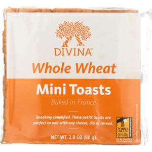 Divina Whole Wheat Mini Toasts