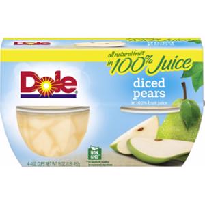 Dole Diced Pears in Fruit Juice