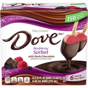 Dove Raspberry Sorbet w/ Dark Chocolate Bar
