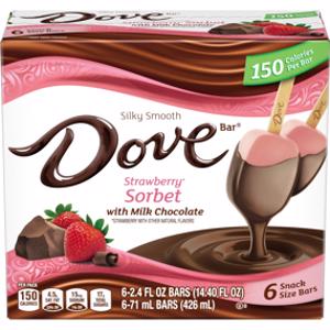 Dove Strawberry Sorbet w/ Milk Chocolate Bar