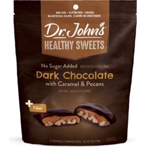 Dr. John's Caramel & Pecan Dark Chocolate Clusters
