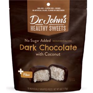 Dr. John's Coconut Dark Chocolate Squares