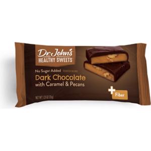 Dr. John's Dark Chocolate Bar w/ Caramel & Pecans